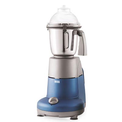 BOSS Excel Pro 750W 3-Jar Mixer Grinder with Variable Speed - Powerful Kitchen Blender for Spices, Chutneys & Smoothies - 110V Electric Food Processor (Blue) - Perfect for Indian Cooking, Meal Prep & Healthy Juicing