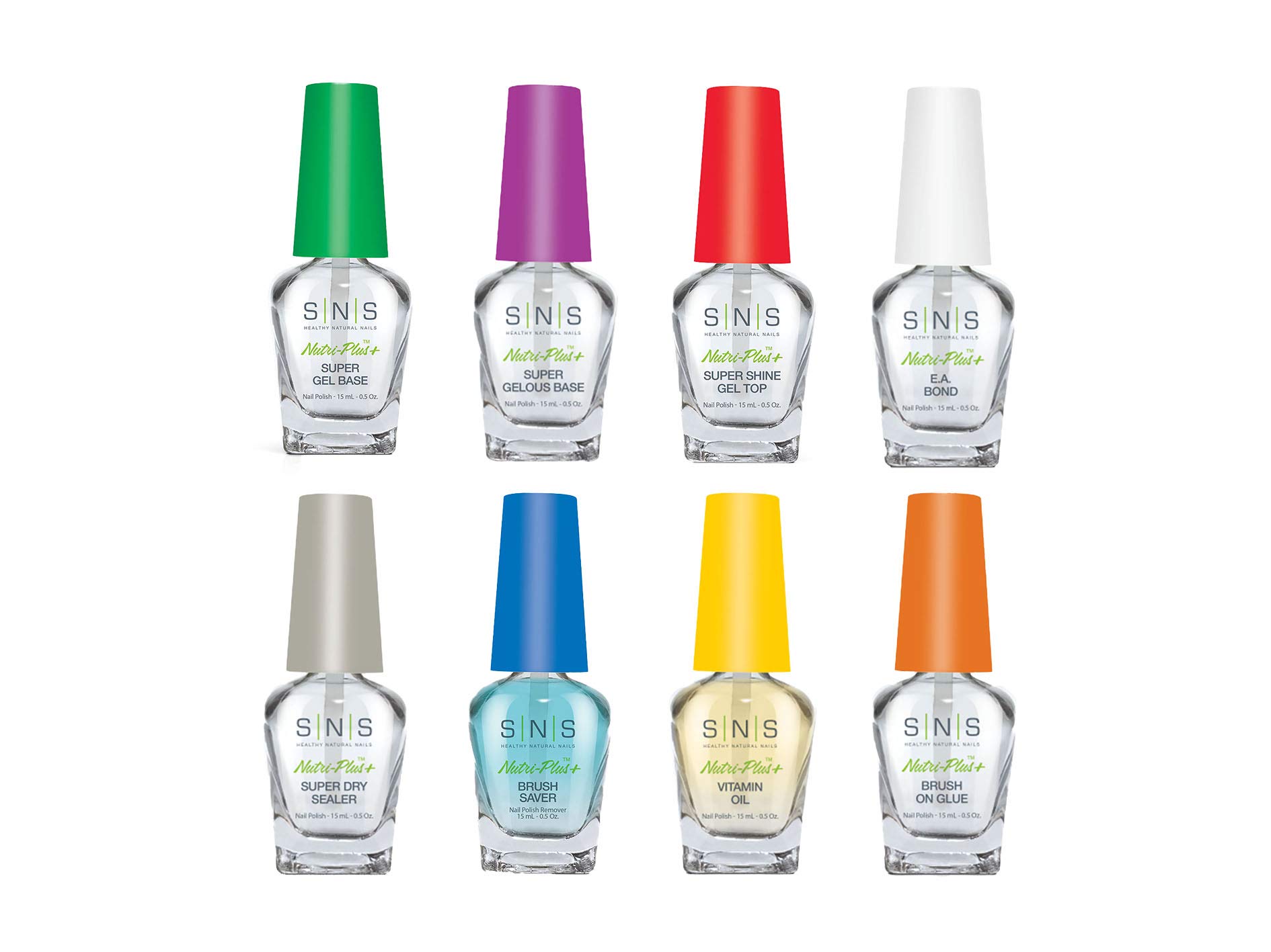SNS Base Coat Nail Polish for Dip Powder - Long Lasting, Fast Drying Nail Strengthener Gel - Low Odor Dipping System (No UV Lamp Needed) - Perfect for Salon & Home Manicures, Nail Extensions & DIY Nail Art