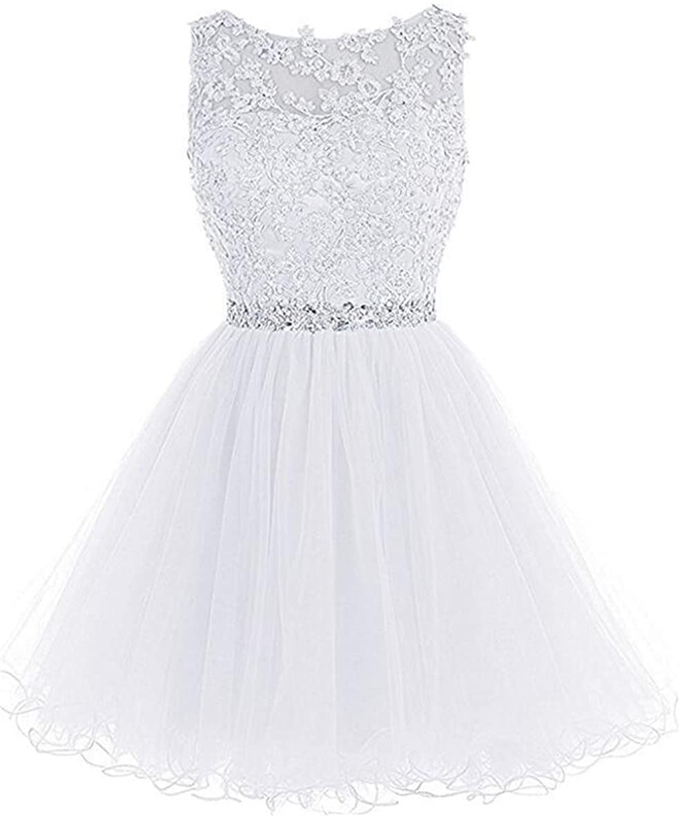 Elegant A-Line Tulle Short Homecoming Dress for Women - Perfect for Prom, Party & Special Occasions | Flattering Fit & Comfortable Design
