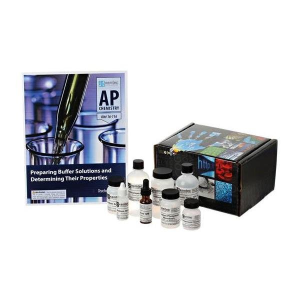 Kemtec Science Buffer Solutions Kit - Prepare & Analyze pH Buffers for Chemistry Labs & Science Experiments | Perfect for High School & College STEM Education
