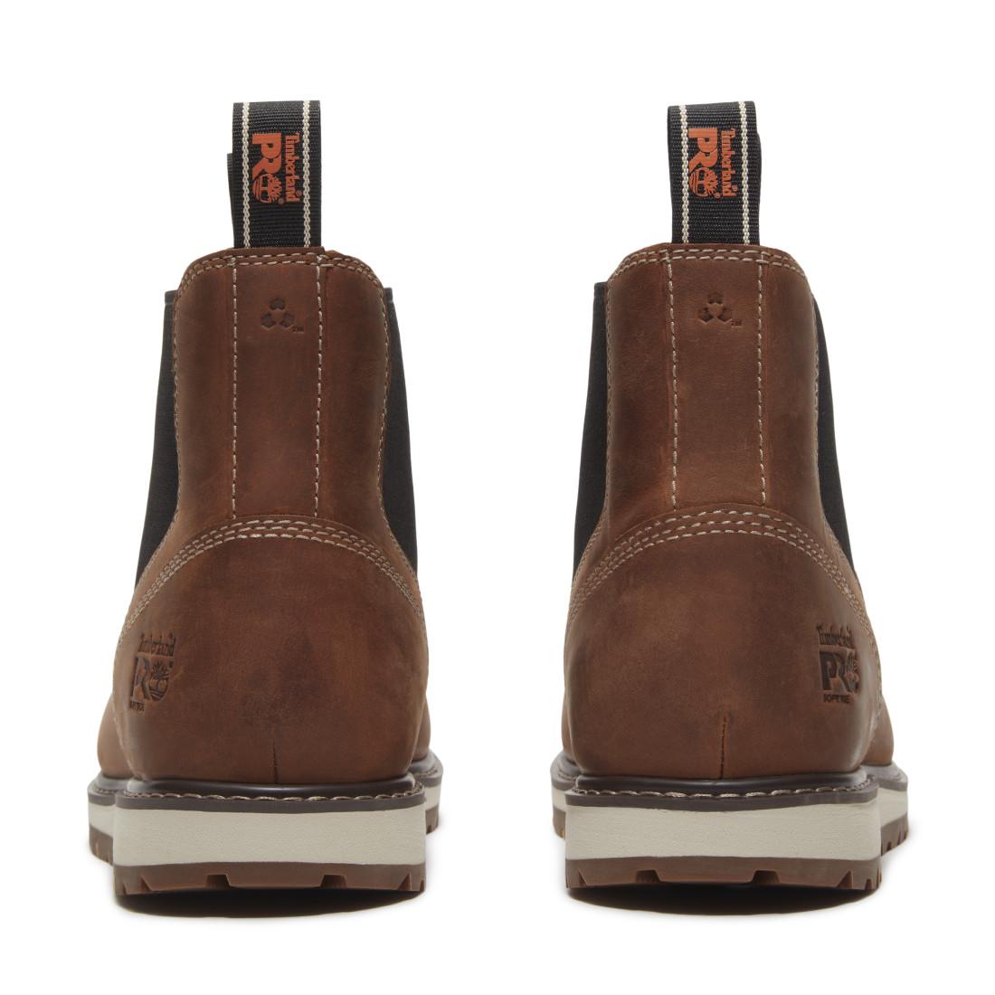 Irvine Chelsea Soft Toe Chelsea Work Boot – Medium Brown