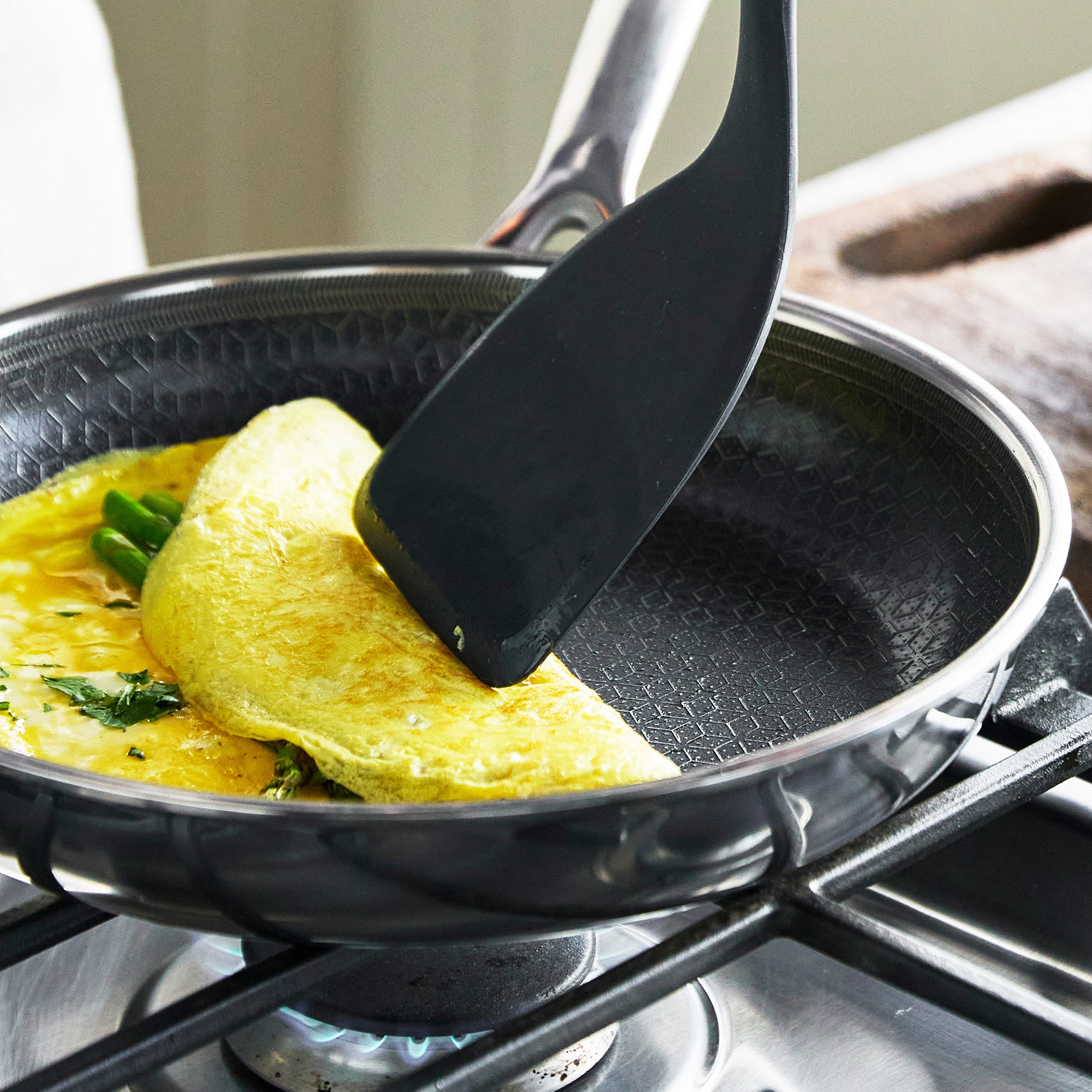 Spectra Thermobond Hybrid Ceramic Nonstick Frypan Set - 10 & 12 Inch Pans for Healthy Cooking | Perfect for Frying, Sautéing & Baking