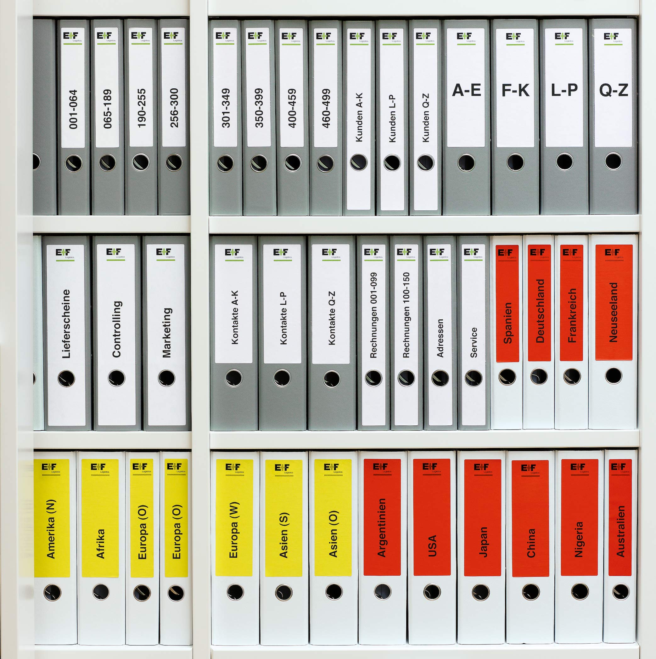 HERMA Self Adhesive Spine Labels - 80 Blank File Folder Stickers (4 Labels per A4 Sheet, 20 Sheets, 192x61mm) for Laser & Inkjet Printer - Green Arch Lever Labels for Office Organization, File Classification & Document Management