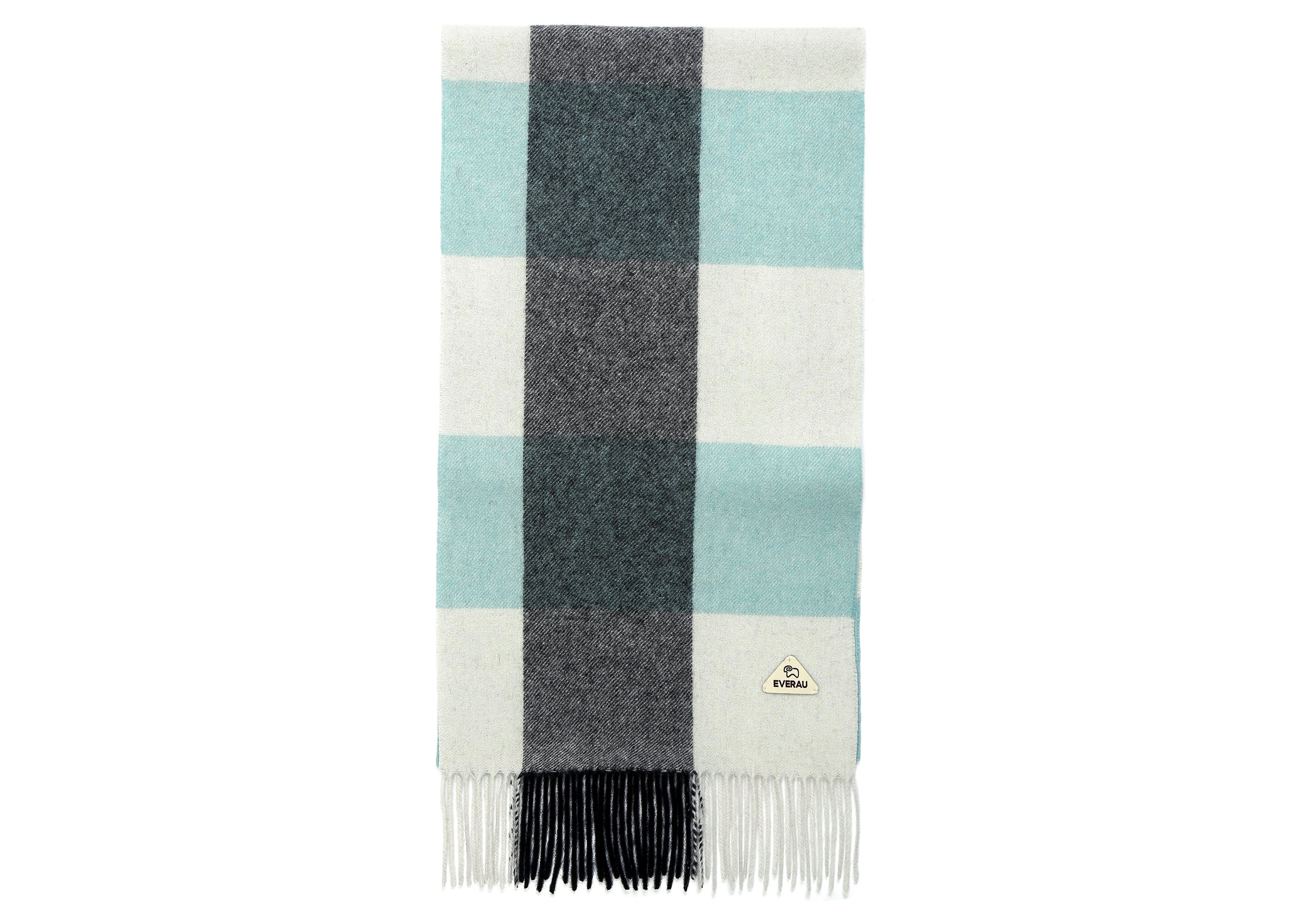 EVERAU® 100% Wool Tartan Scarf for Men & Women - Warm Winter Fashion Accessory for Outdoor Activities & Holiday Gifts