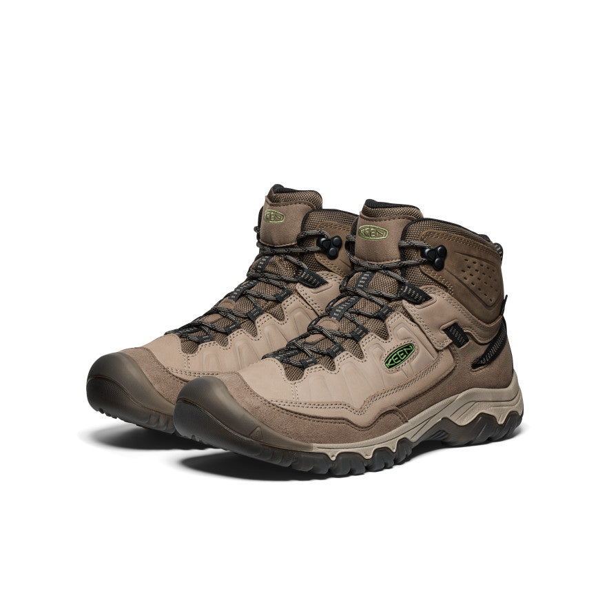 Men's Targhee IV Waterproof Hiking Boots - Brindle/Canteen - Lightweight & Durable Outdoor Shoes for Trail Walking, Backpacking & Mountain Climbing