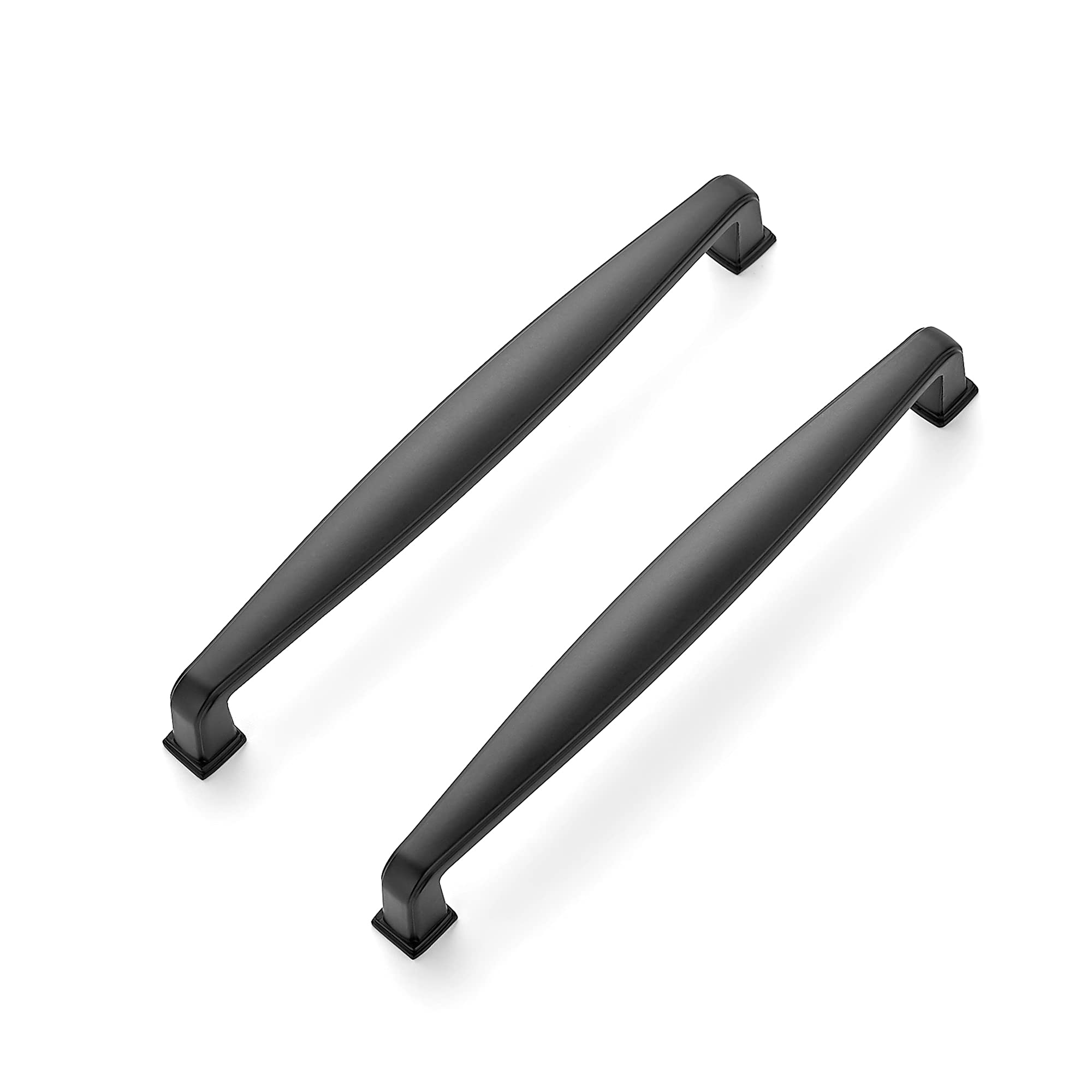 Ravinte 15 Pack Matte Black Kitchen Cabinet Handles - 6-1/4 Inch Solid Cabinet Pulls & Drawer Handles - Durable Cabinet Hardware for Kitchen, Bathroom, Office & Furniture Upgrade