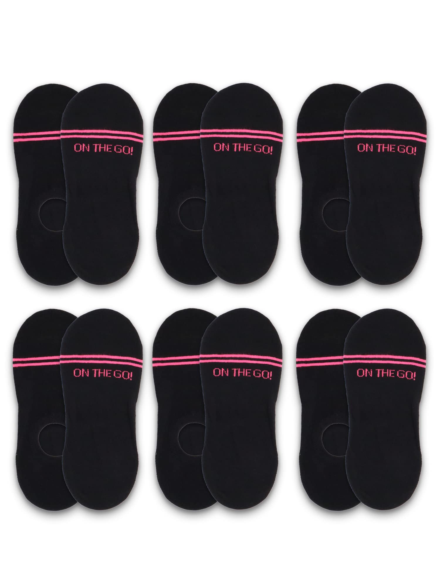 Low Cut Invisible Socks for Women - 6 Pairs No Show Socks - Breathable & Comfortable for Sneakers, Loafers, and Flats