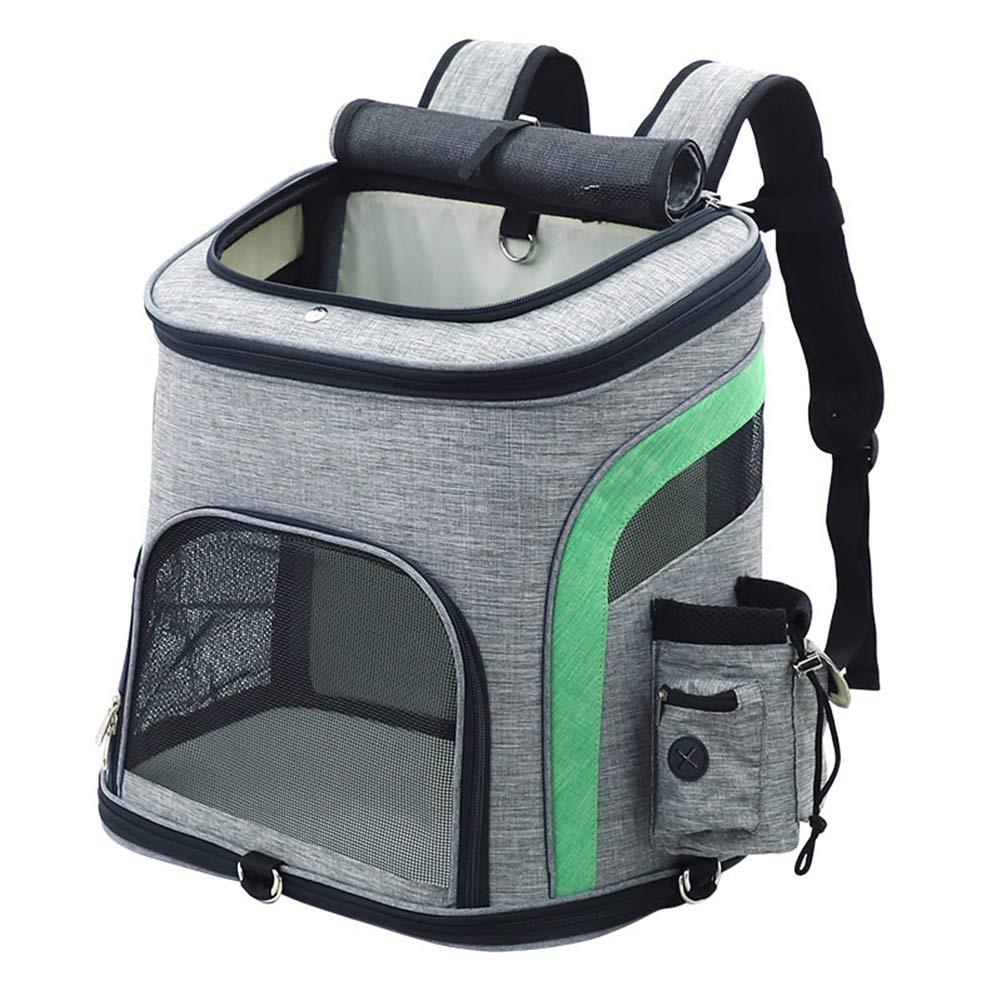 ZZXPET Large Breathable Pet Backpack Carrier - Portable Dog & Cat Travel Bag for Outdoor Hiking, Fitness, and Daily Use | Durable Pet Accessories with High Capacity