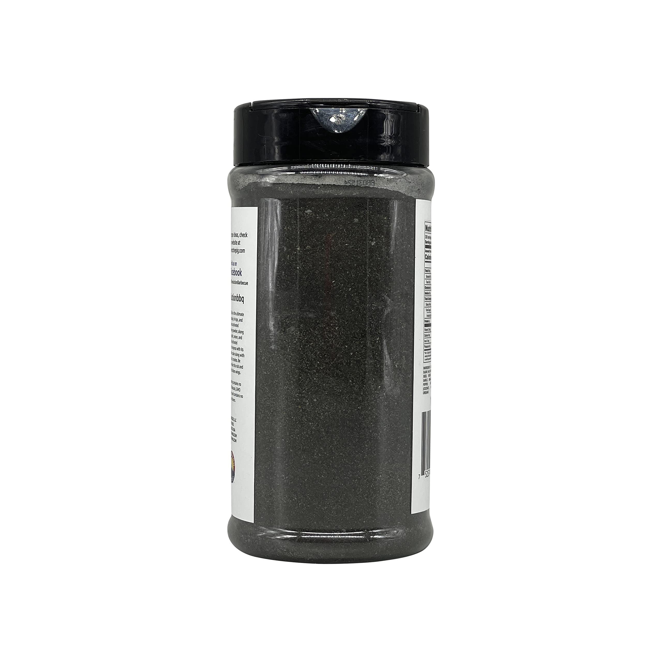Premium Black Charcoal BBQ Seasoning - All Natural Gourmet Spice Rub for Steak, Brisket, Chicken & Grilled Meats | Perfect for Backyard BBQs, Tailgating & Outdoor Cooking