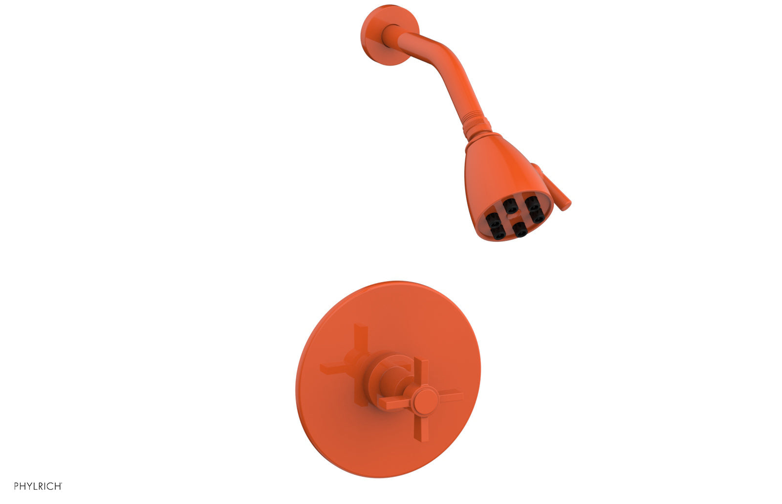 BASIC Pressure Balance Shower Set with Blade Cross Handle DPB3137 - Perfect for Modern Bathrooms & Spa-Like Shower Experience