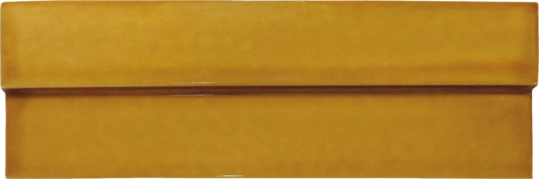 Fez Collection: Zellige Inspired 2x6 Glossy Ceramic Wall Tiles in Amber - Perfect for Kitchen Backsplash, Bathroom Accent Walls & Moroccan Style Home Decor