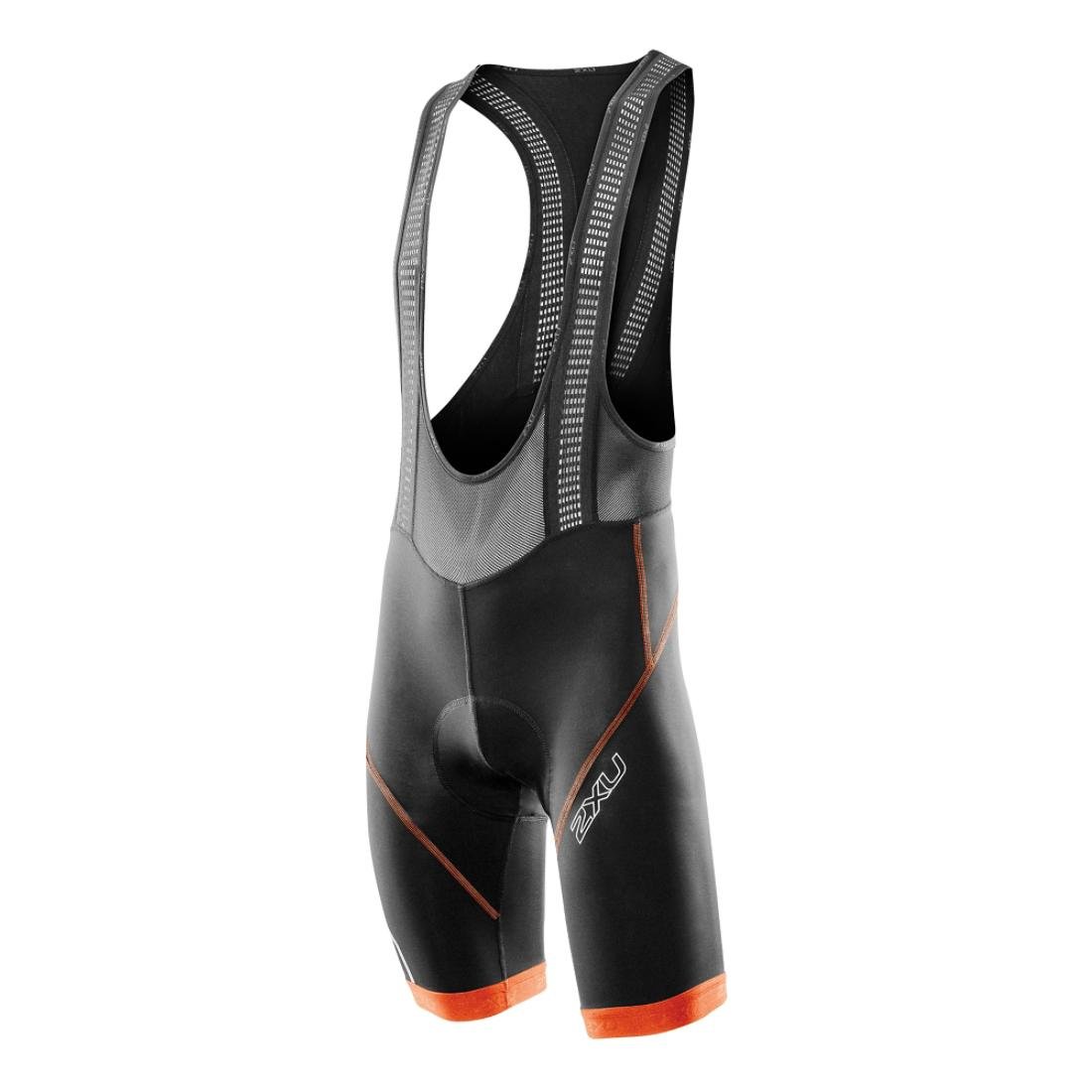 2XU Men's Compression Cycling Bib Shorts - High Performance Bike Shorts for Men - Moisture Wicking & Muscle Support - Ideal for Road Cycling, Triathlon & Training