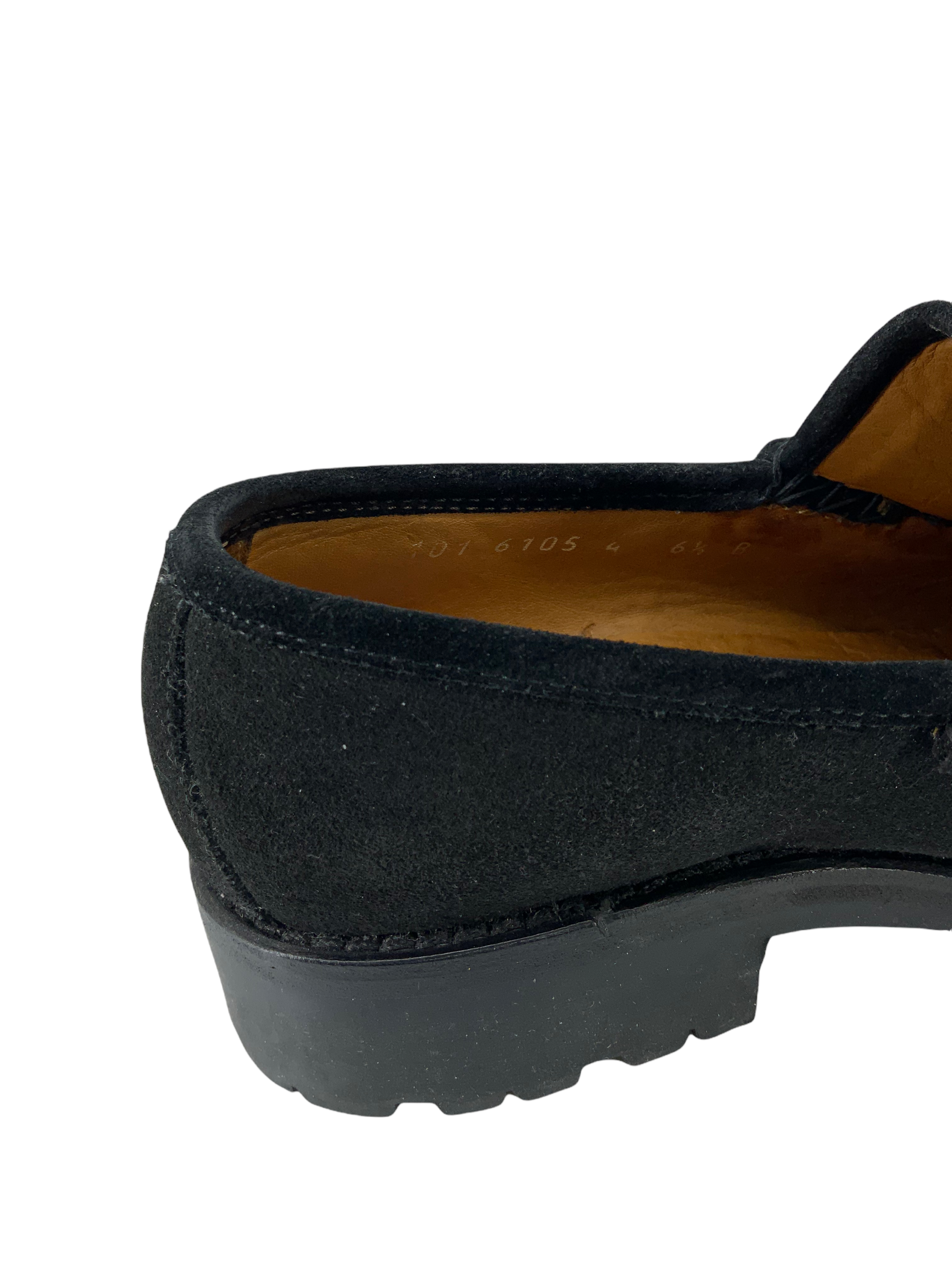 Gucci Classic Horsebit Suede Lug Sole Loafers Women's Size 6.5 - Premium Italian Leather Slip-On Shoes for Work, Office & Dressy Occasions