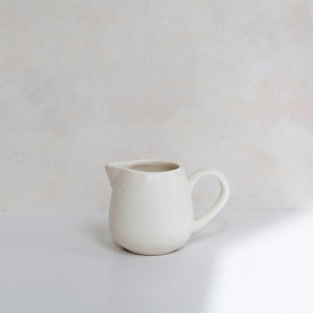 Small Ceramic Creamer Pitcher for Coffee & Tea - Perfect for Home, Office, and Restaurant Use