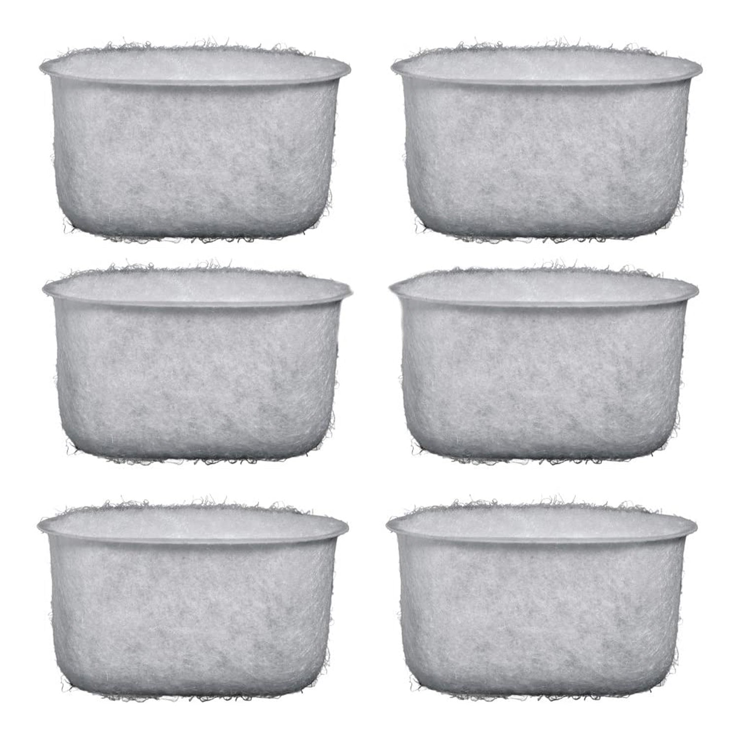 Braun Charcoal Water Filters, 6 Pack - Replacement Filters for Braun Coffee Makers - Removes Impurities & Improves Taste - Perfect for Home, Office & Kitchen Use