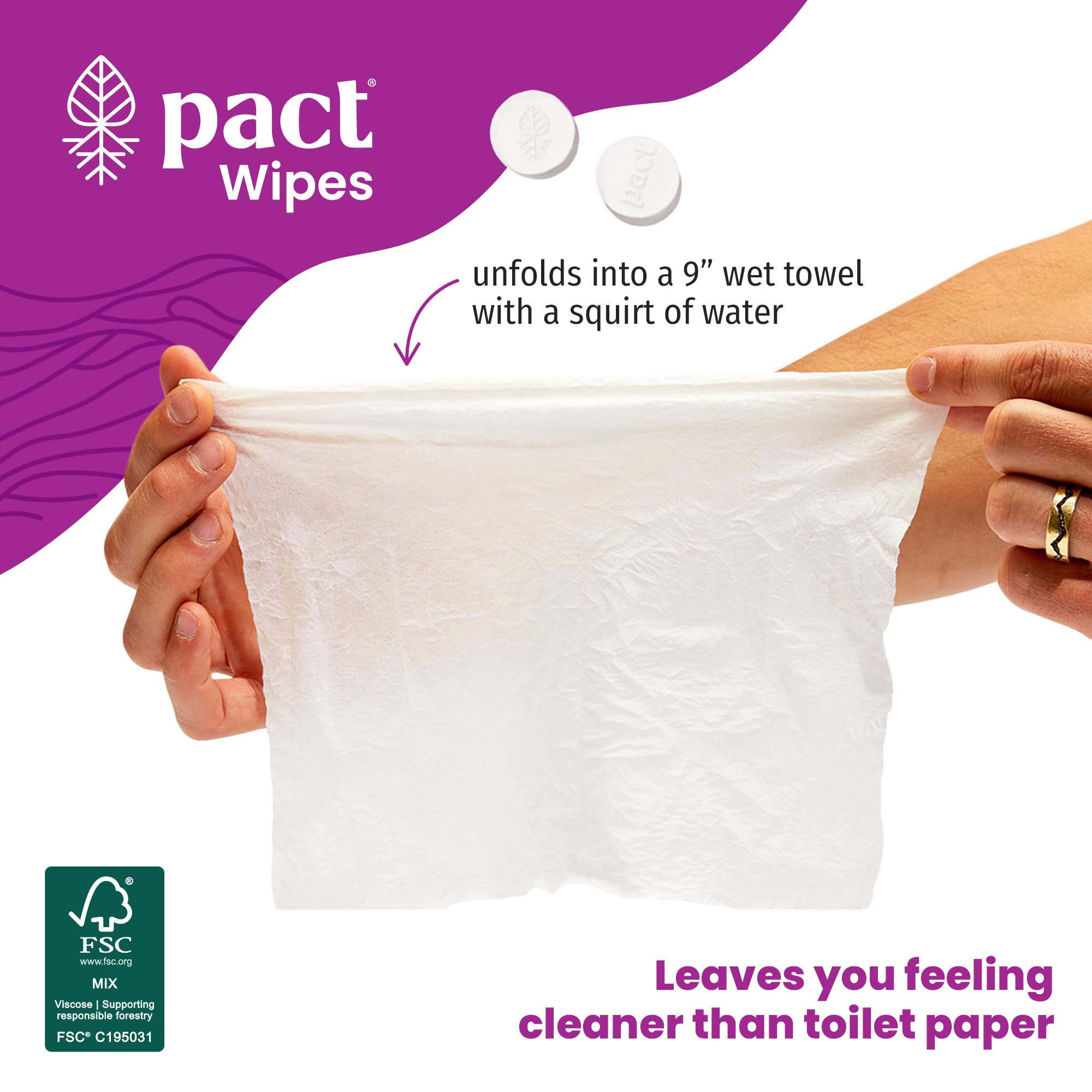 **PACT Pack Out Kit - Portable Camping Toilet Kit with Wet Wipes, Odor-Proof Disposal Bags, Hand Wipes & Waste Powder | Ideal for Camping, Hiking, Backpacking & Outdoor Adventures**