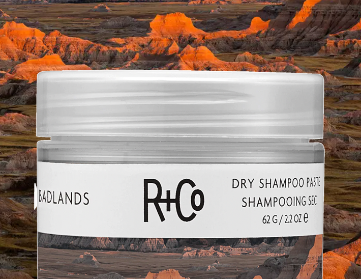 R+Co Badlands Dry Shampoo Paste for Hair - Volumizing & Texturizing Styling Product for Men & Women - Perfect for Travel, Gym & On-The-Go Hair Care