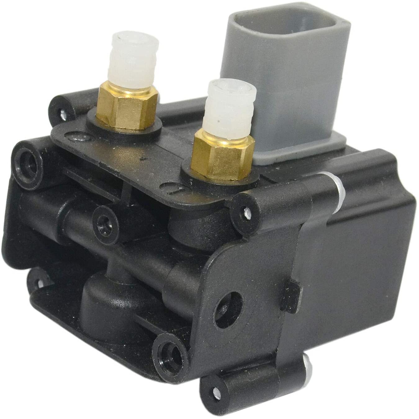 FINDAUTO Air Suspension Solenoid Valve Block for BMW X5 2007-2013 - Replacement Part 37206789937 - Air Compressor Control Valve - Improve Ride Comfort & Suspension Performance - Perfect for Off-Roading & Towing
