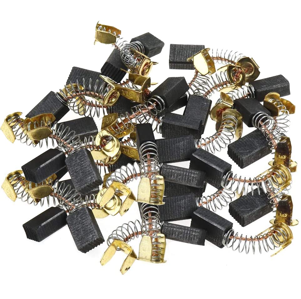 High-Quality Carbon Brushes CB-51 (12x8x5mm) - 30 Pack Replacement for Electric Motors & Power Tools - Compatible with Drills, Saws, Grinders - Durable Motor Brushes for Smooth Operation