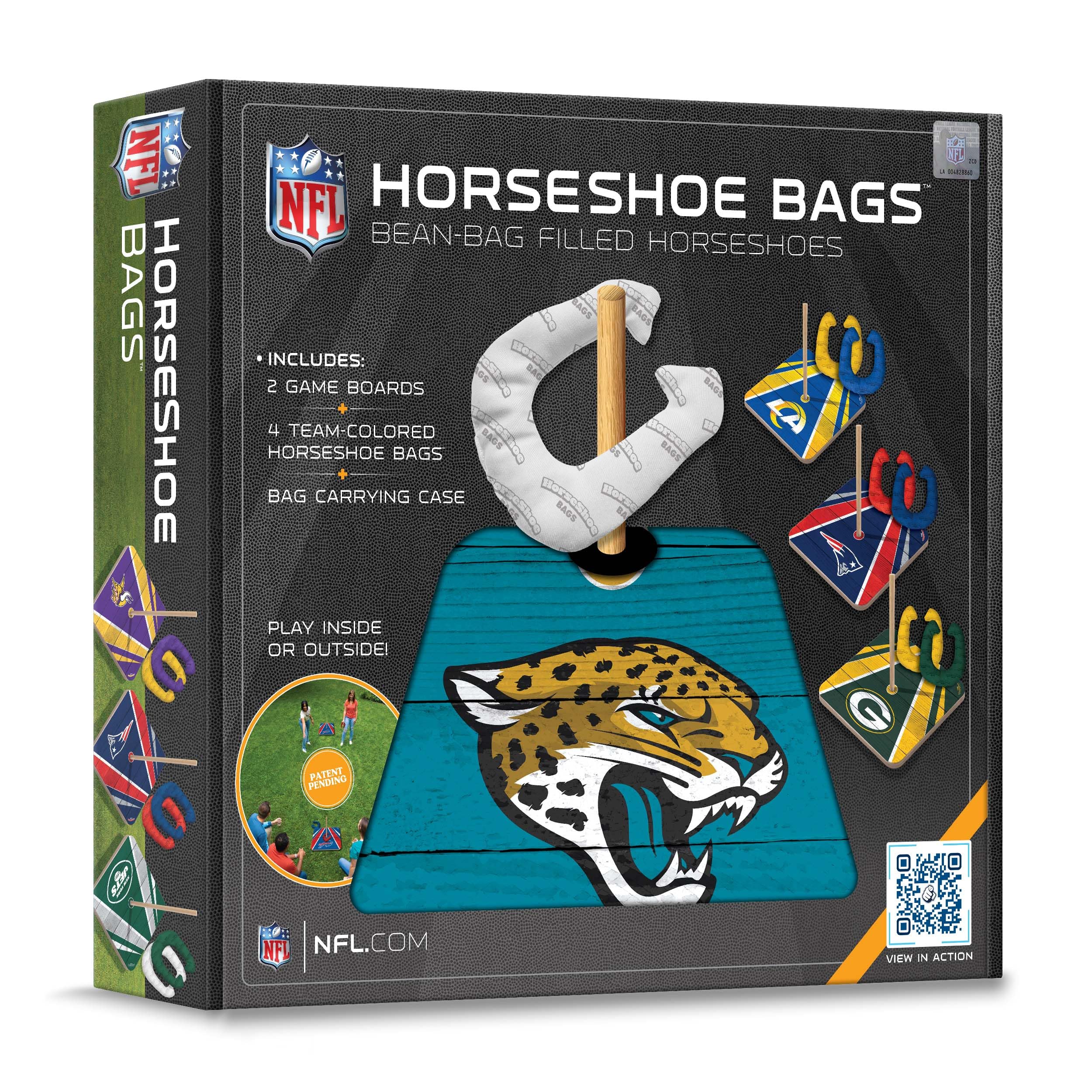 YouTheFan NFL Jacksonville Jaguars Horseshoe Bags - Officially Licensed Team Logo - Durable Game Day Tote for Football Fans - Perfect for Tailgating, Stadium Events & Sports Parties