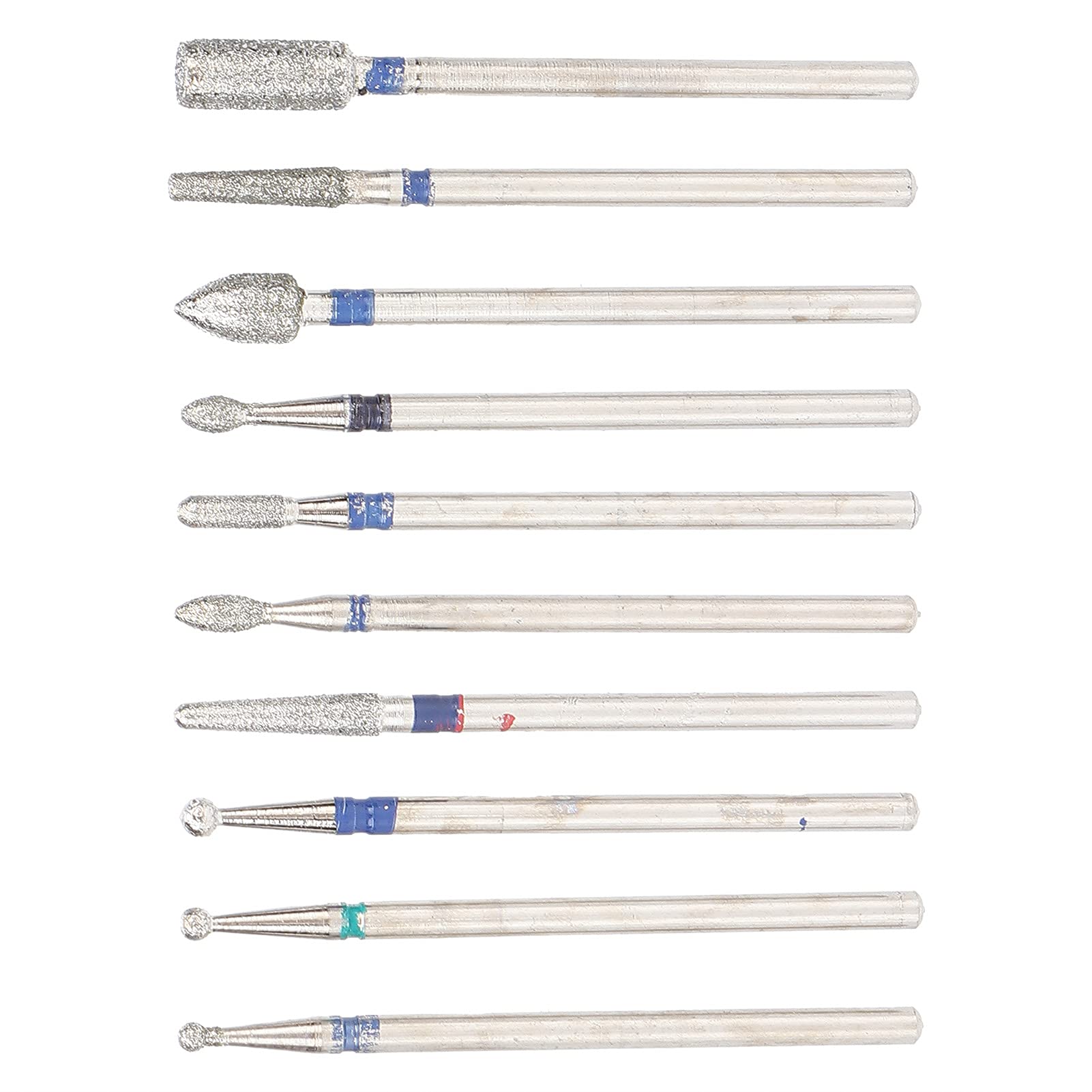 Professional Nail Drill Bits Set - Carbide & Silicone Polishing Heads for Safe & Precise Manicures | At-Home & Salon Use | Perfect for Acrylic, Gel, & Natural Nails