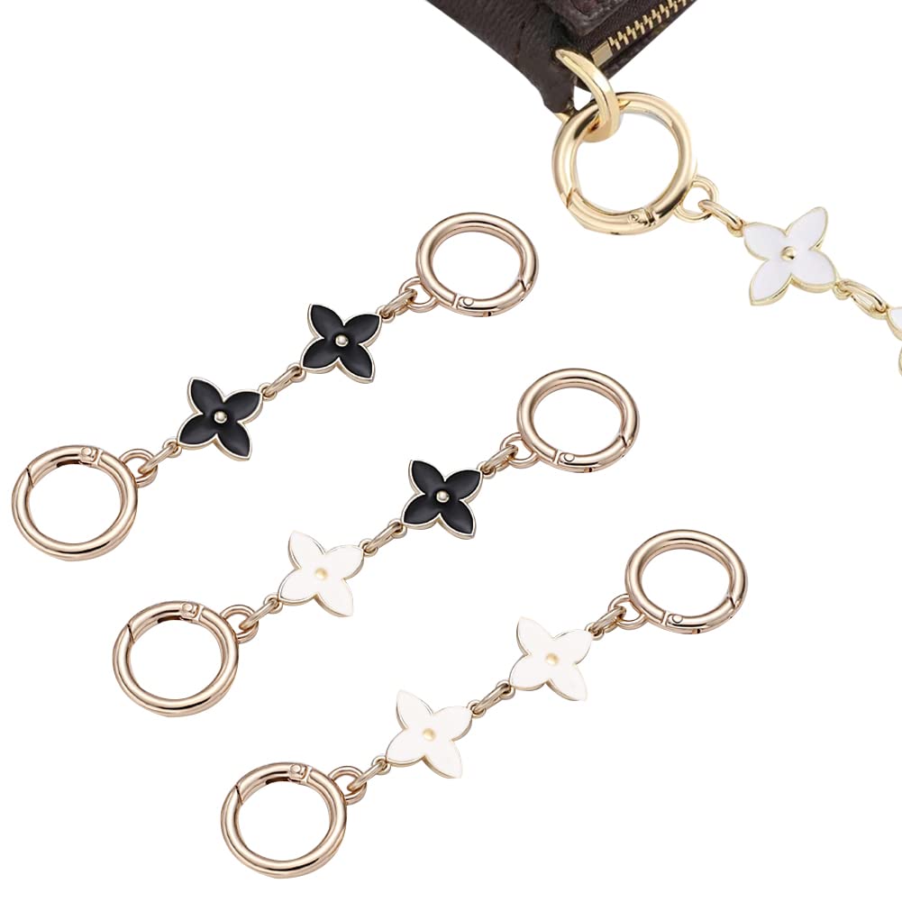 KuuGuu 3-Piece Purse Strap Extender for Women - Adjustable Handbag Shoulder Strap Extender, Crossbody Bag Accessory | Perfect for Extending Purse Straps, Shoulder Bags & Fashion Accessories