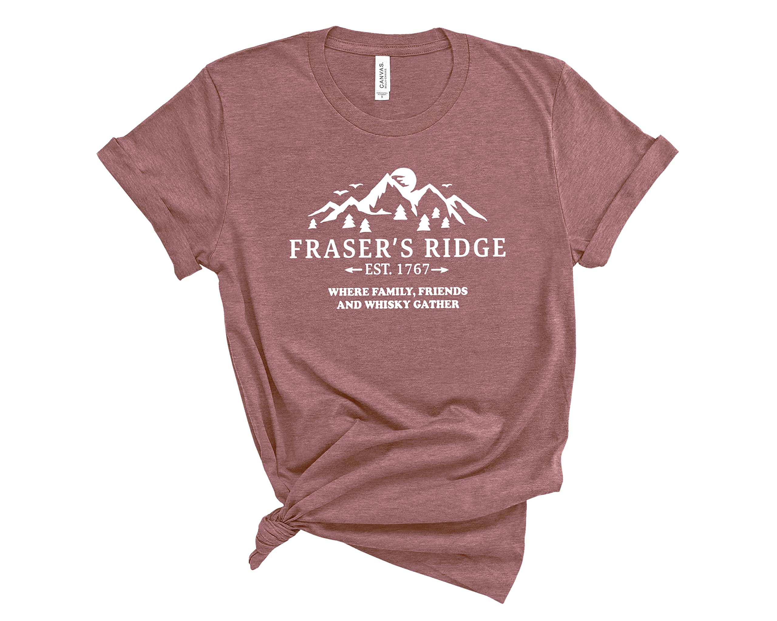 Jamie Fraser Outlander T-Shirt - Fraser's Ridge Clan Shirt for Men & Women - Inspired by Outlander Book & TV Series - Perfect for Cosplay, Gifts, and Fan Events
