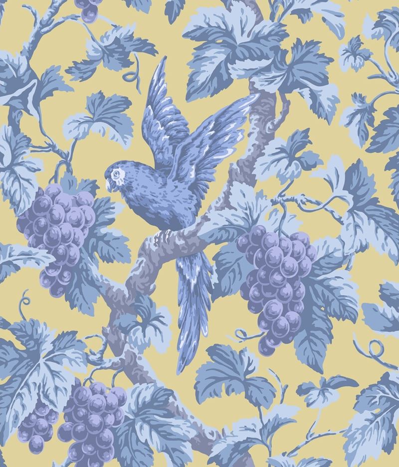 Cole & Son Woodvale Orchard Multi-Color Botanical Wallpaper Roll - Vintage Floral Design for Living Room, Bedroom & Dining Room Decor
