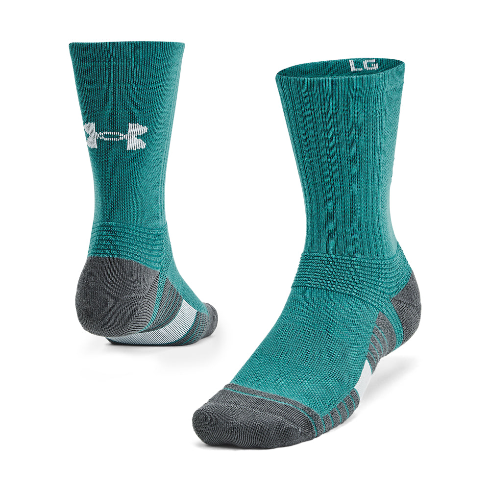 Men's & Women's Under Armour Team Crew Socks - Moisture-Wicking Athletic Socks for Running, Basketball & Workouts