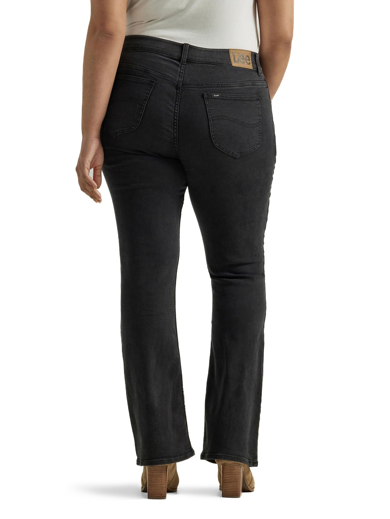 Lee Women's Plus Size Ultra Lux Comfort with Flex Motion Bootcut Jeans - Stretchy & Flattering Denim for Work, Casual & Night Out