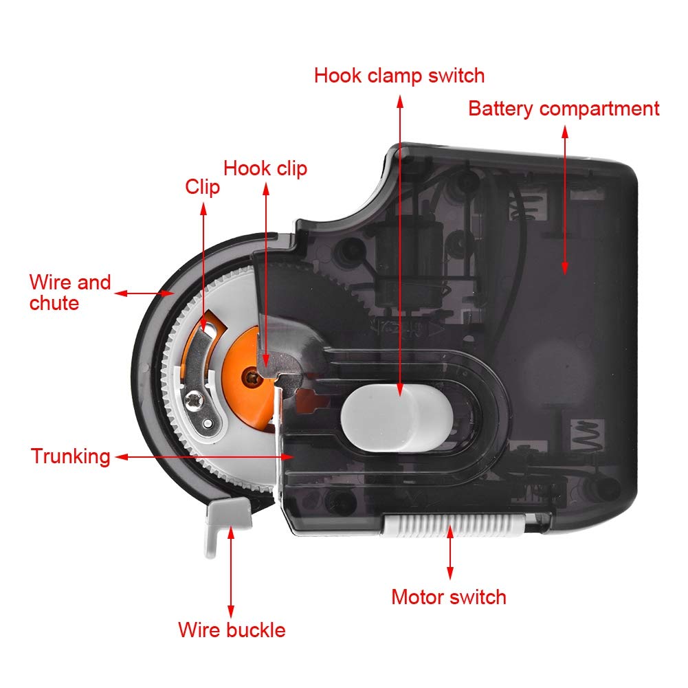 Electric Fishing Hook Tyer Machine - Automatic Fast Tying Tool for Fishing Hooks & Lines | Perfect for Saltwater, Freshwater & Fly Fishing Accessories