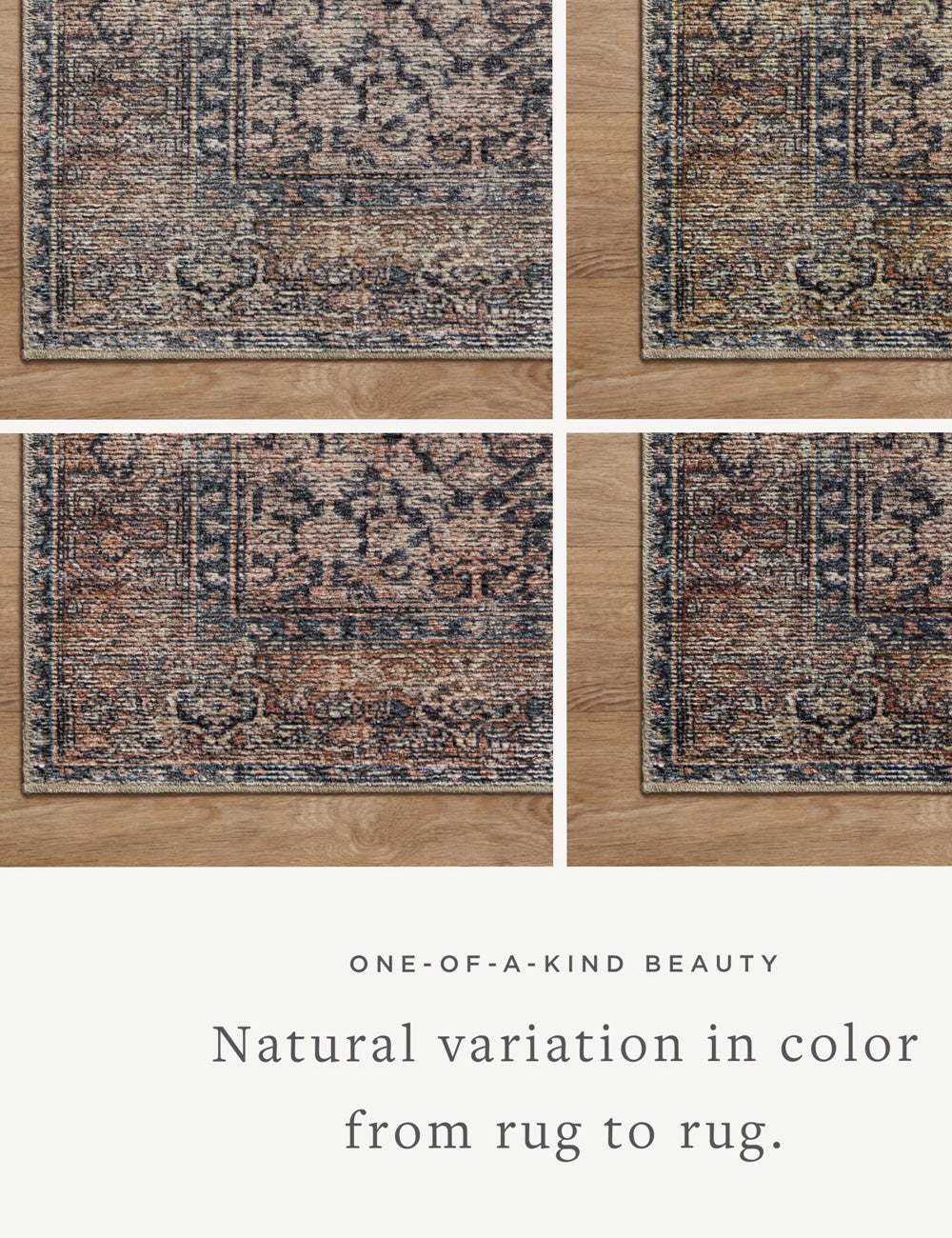 Amber Lewis x Loloi Billie Rug - Modern Boho Area Rug for Living Room, Bedroom & Nursery - Soft & Stylish Home Decor