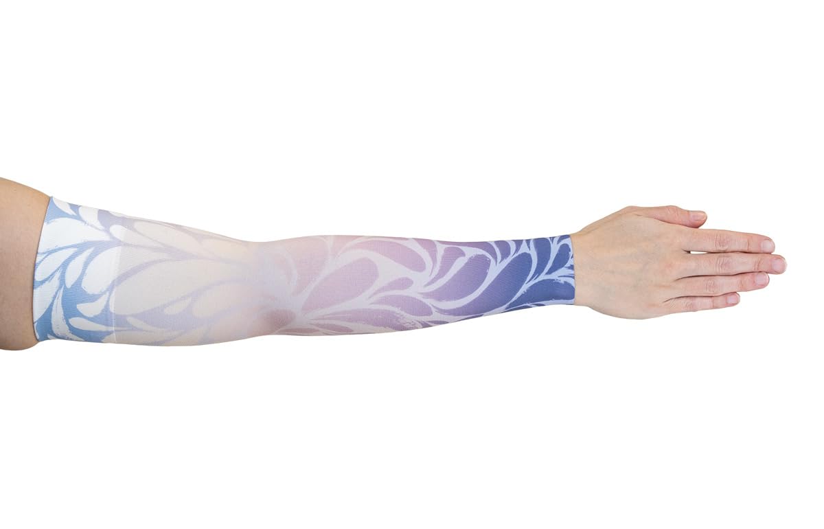 Medical Graduated Compression Arm Sleeve for Lymphedema Relief - Doctor Recommended Arm Support for Swelling, Circulation & Recovery - Perfect for Post-Surgery, Sports & Daily Wear