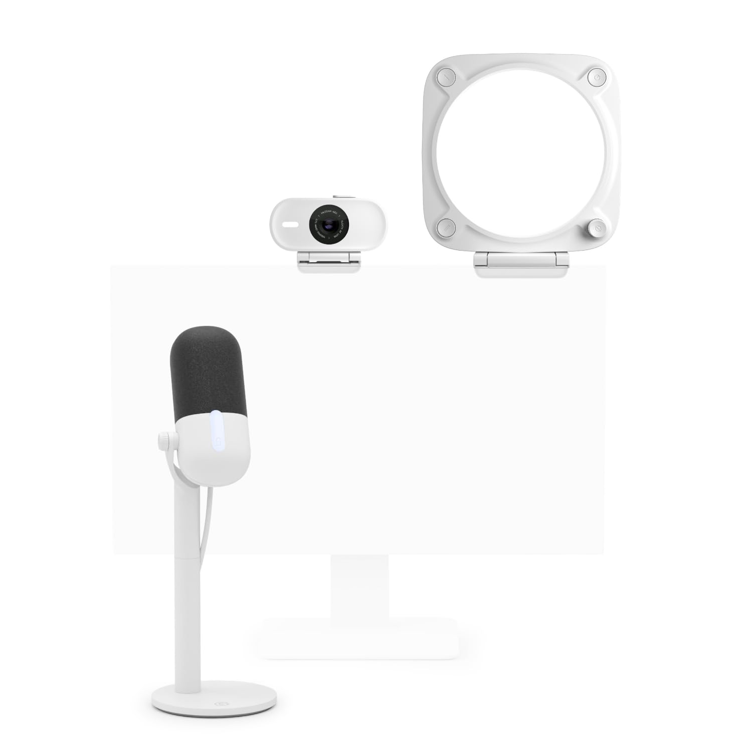 Elgato Neo Essentials Kit - Wave USB Microphone with Tap-to-Mute, Full HD Facecam Webcam with Privacy Shutter & Light Correction, Key Light with Anti-Glare & Onboard Controls - Plug & Play Streaming Setup for PC, Mac, Laptop (Perfect for Podcasting, Gaming, Live Streaming & Video Conferencing)