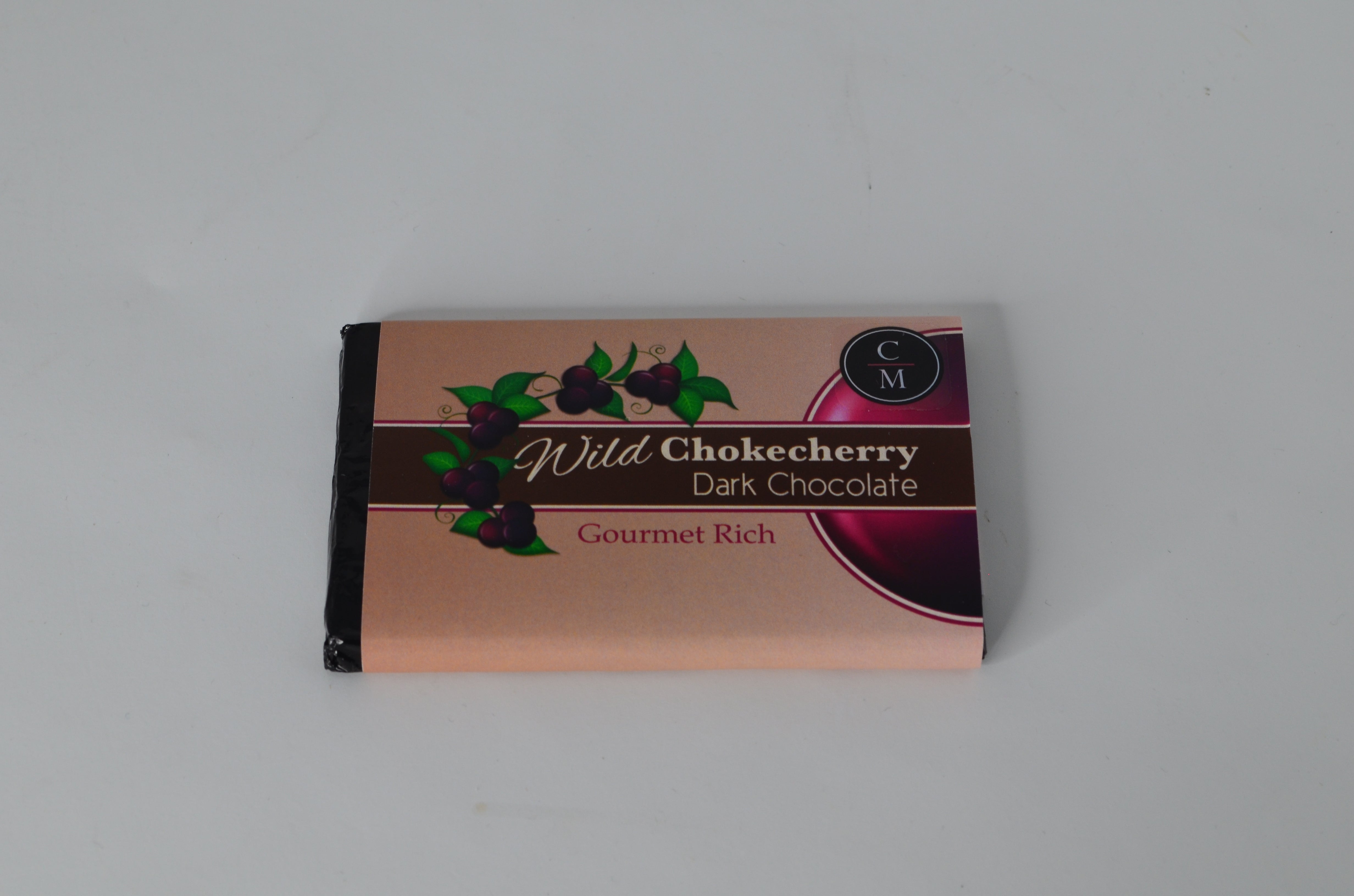 Organic Chokecherry Dark Chocolate Bars - Antioxidant-Rich Superfood Snack for Baking, Gifts & Healthy Desserts