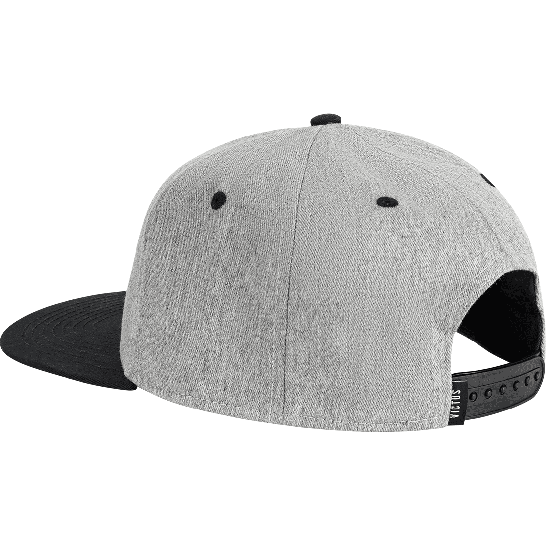 Victus Outline Scripted Trucker Hat - Stylish Adjustable Snapback Cap for Men & Women, VAHTOUSCR GY/BK A - Perfect for Outdoor Activities, Sports, and Casual Wear