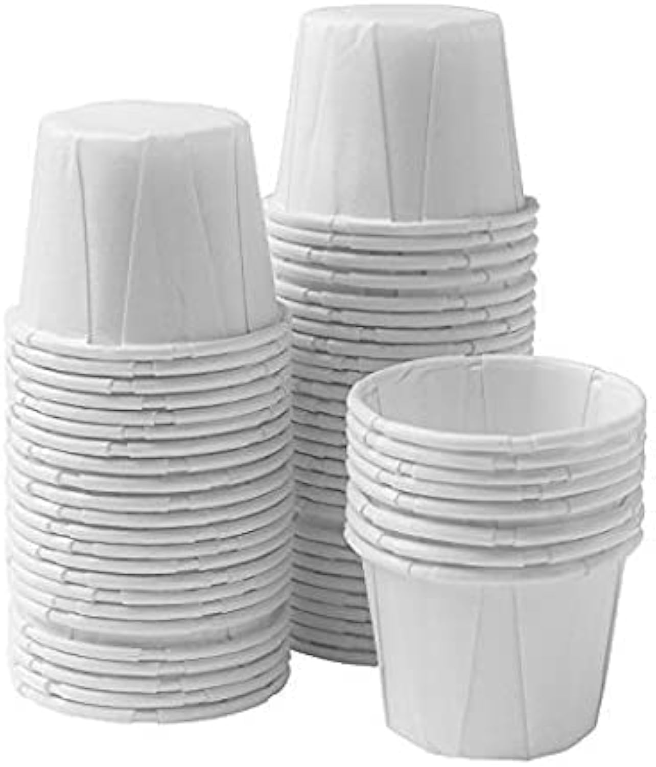 1/2 oz Disposable Paper Souffle Cups [250 Pack] - 0.5 oz Medicine Portion Cups for Pills, Liquid Medication, Condiments, Food Tasting & Dessert Serving | Perfect for Pharmacies, Hospitals, Bakeries & Home Use