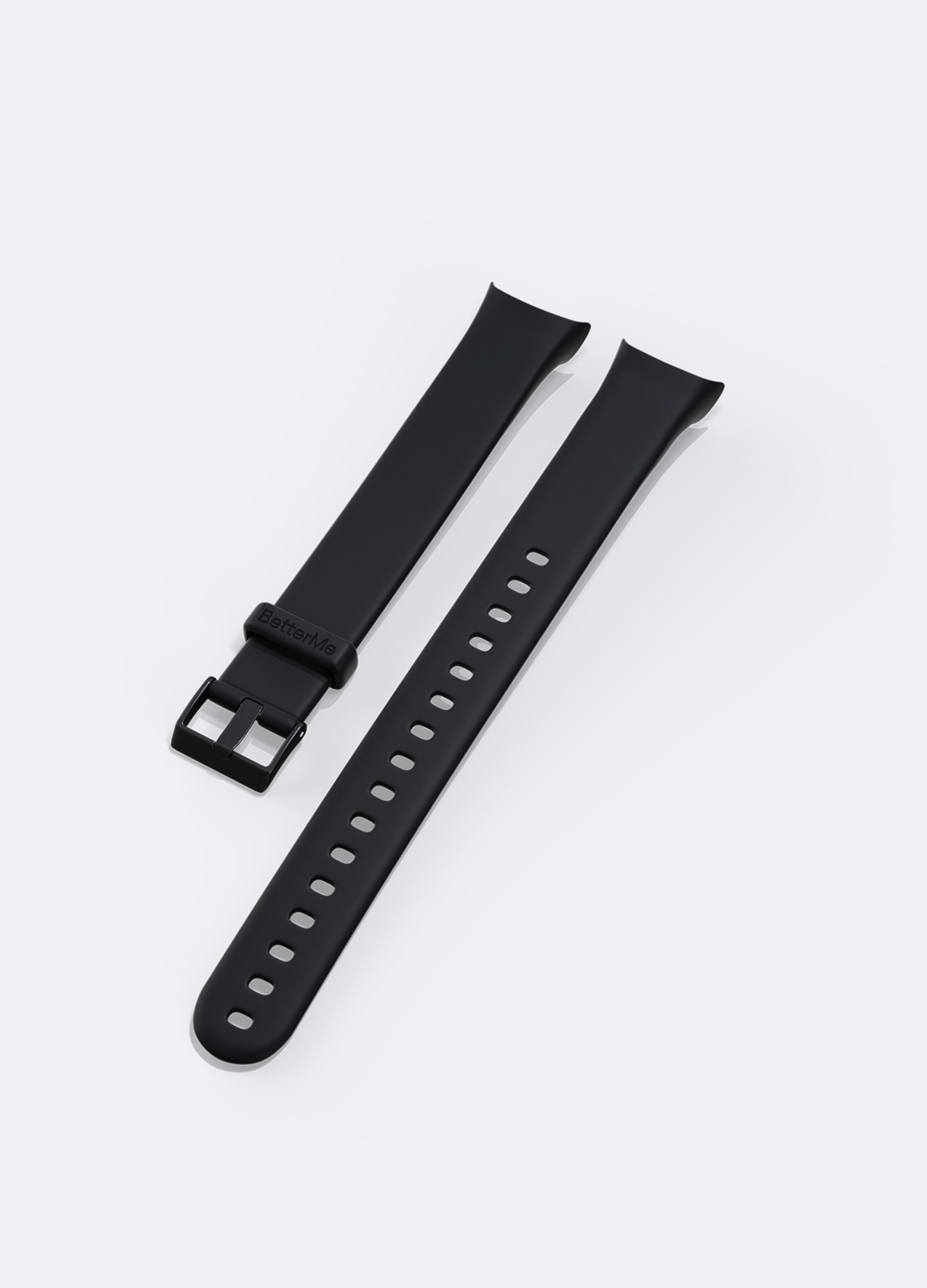 BetterMe Black Fitness Band Strap - Adjustable & Comfortable for Workouts, Running, and Daily Activity Tracking