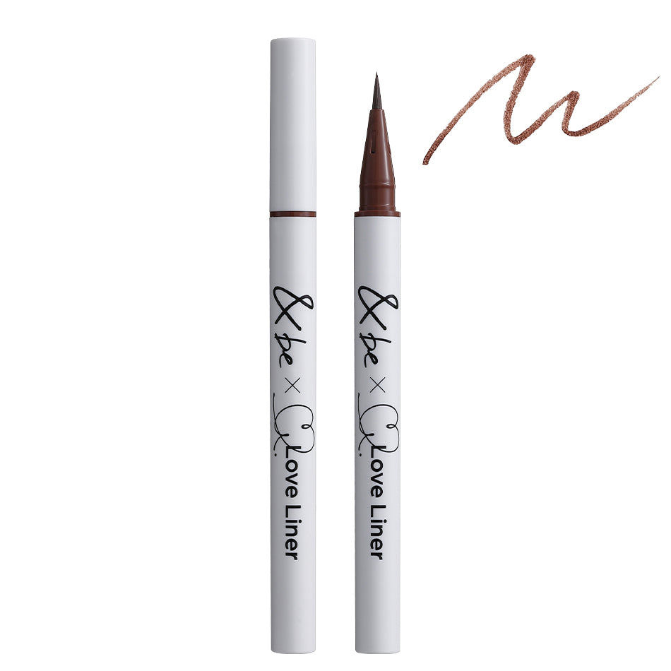 &be × Love Liner Liquid Eyeliner - Waterproof Smudge-Proof Long Lasting Eyeliner Pen for Precise Winged Liner - Perfect for Everyday Makeup and Special Occasions