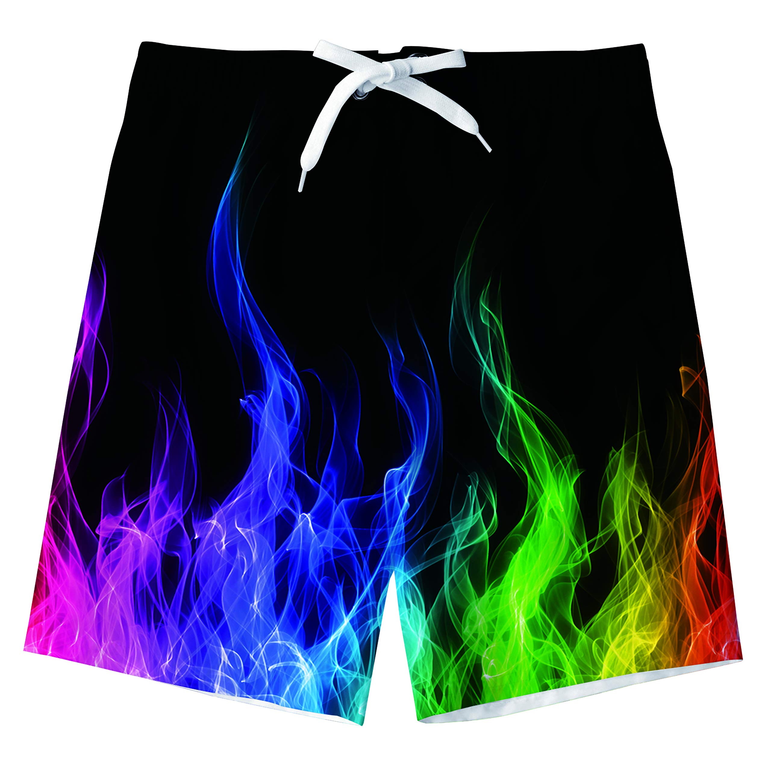 UNICOMIDEA Boys Quick Dry Swim Trunks with Mesh Lining - Comfortable Beach Shorts for Kids Ages 5-14 - Perfect for Swimming, Surfing, and Summer Outdoor Activities