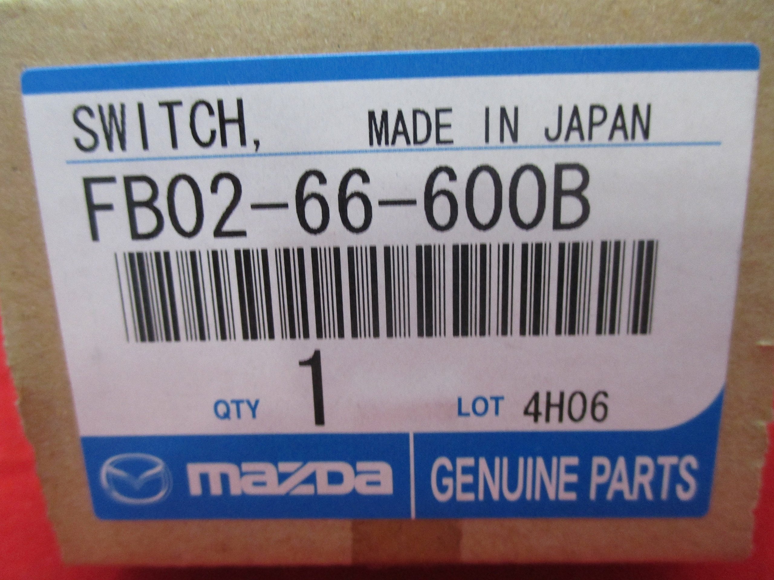 New OEM Mazda RX-7 1986-1992 Power Mirror Switch FB02-66-600B - Replacement Part for Driver Side Mirror Adjustment