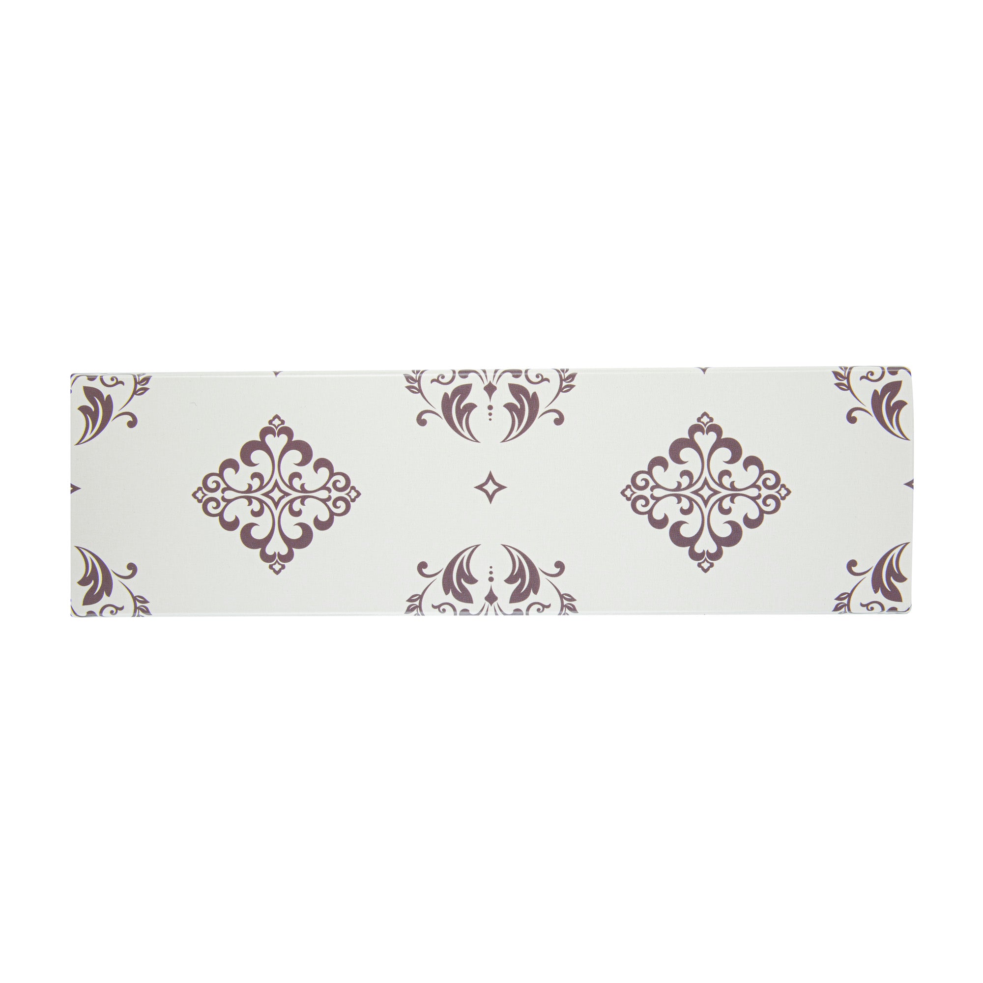 Bake Tek 13 oz Beige Vintage Floral Greaseproof Baking Tray - 10.75