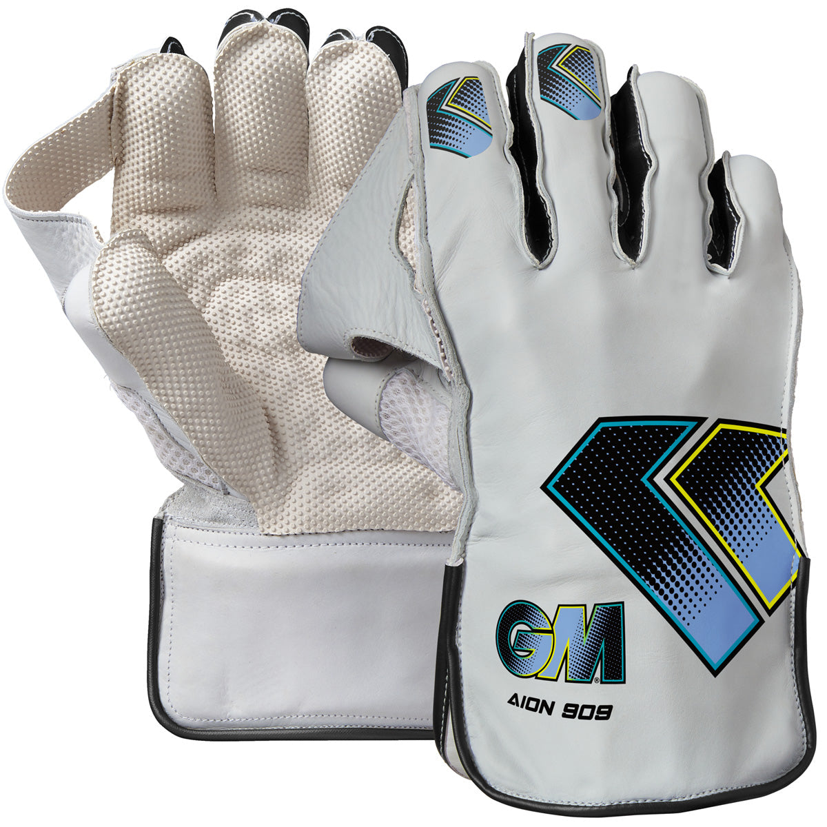 Gunn & Moore Aion 909 Cricket Wicketkeeping Gloves - Premium Leather Protection for Wicketkeepers | Perfect for Practice & Matches