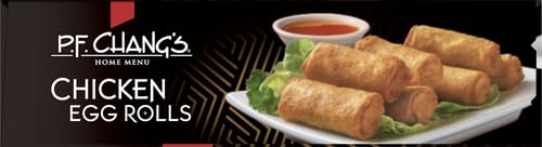 P.F. Chang's Home Menu Chicken Egg Rolls - Frozen Asian Appetizers (8.8 oz) - Perfect for Parties, Game Nights & Quick Snacks