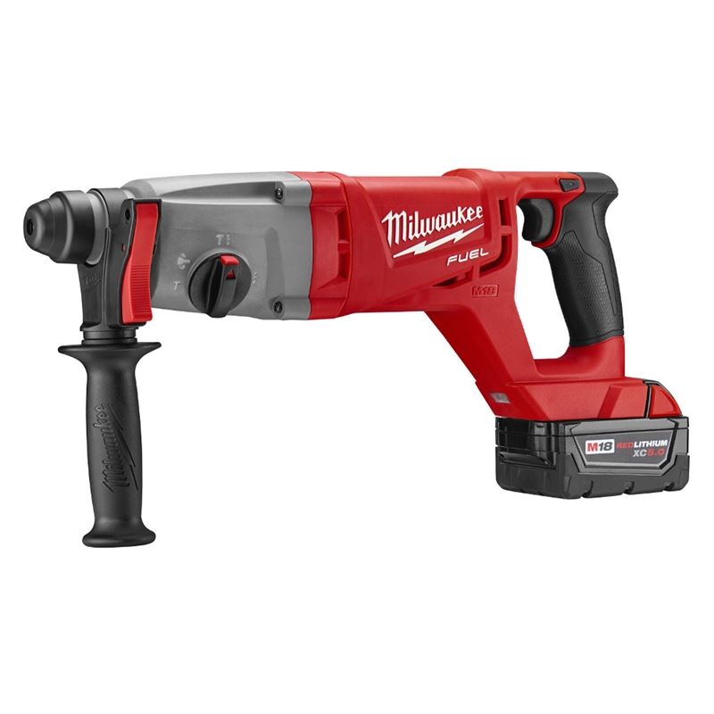 M18 FUEL 18V Brushless Cordless Rotary Hammer Kit with D-Handle - 2713-22 | Powerful Concrete Drilling & Demolition Tool for Construction & DIY Projects