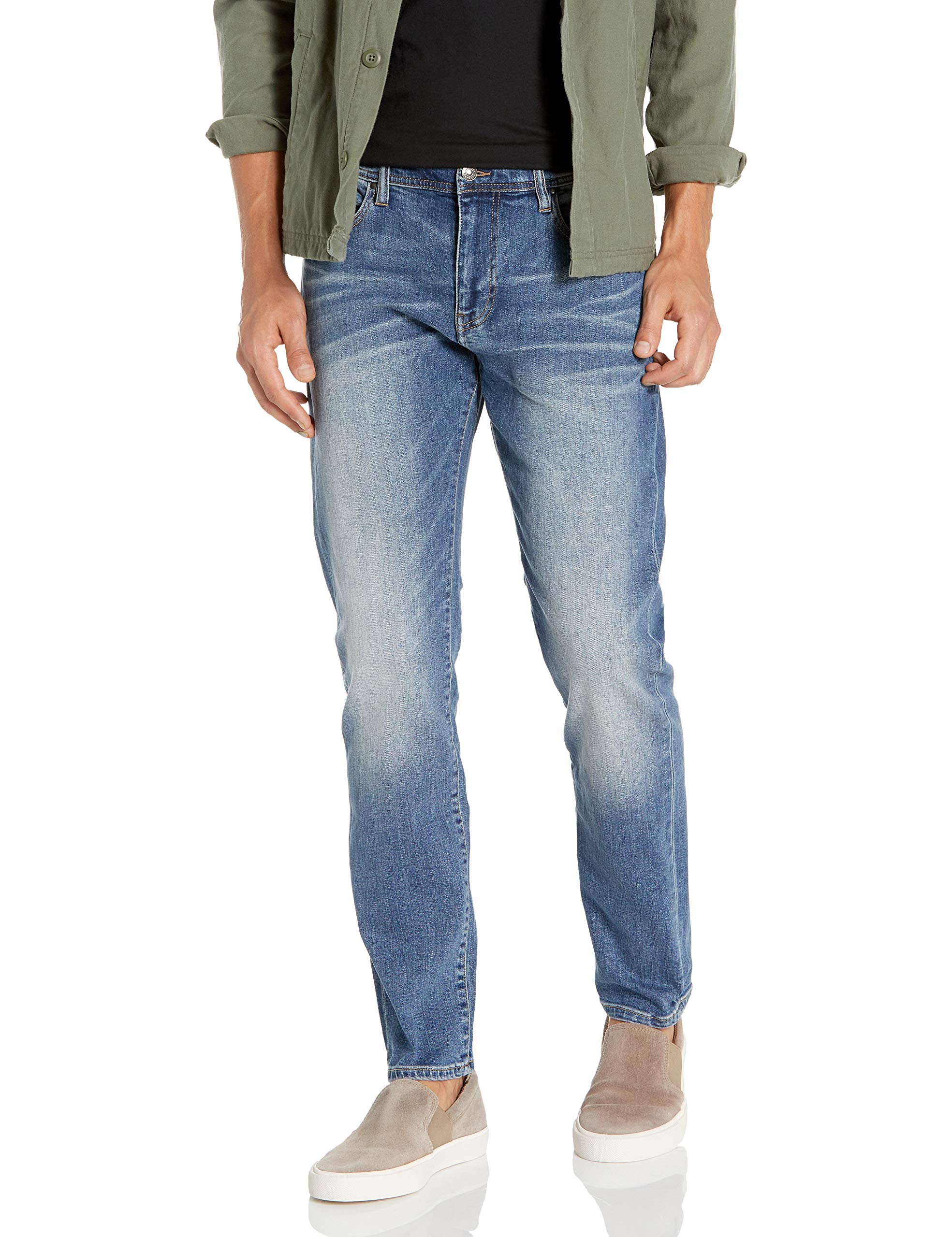 Armani Exchange Men's Slim Fit Medium Wash Denim Jeans - Stylish & Comfortable for Casual Wear, Night Out & Everyday Use