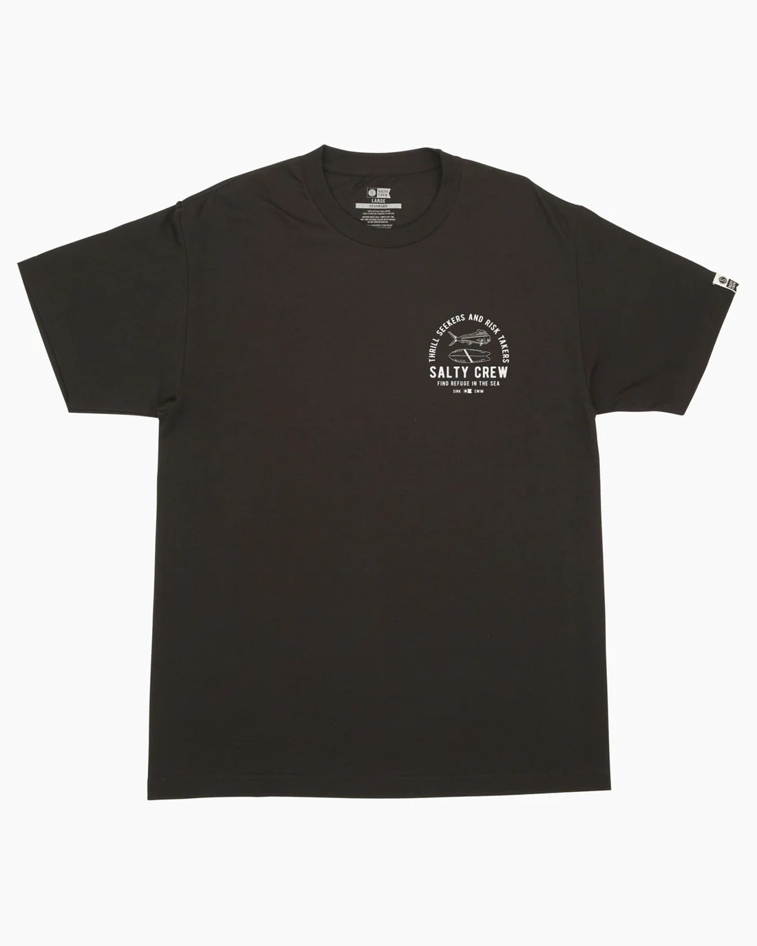 Salty Crew Lateral Line T-Shirt - Comfortable Fishing & Outdoor Tee for Men - Perfect for Boating, Beach & Casual Wear