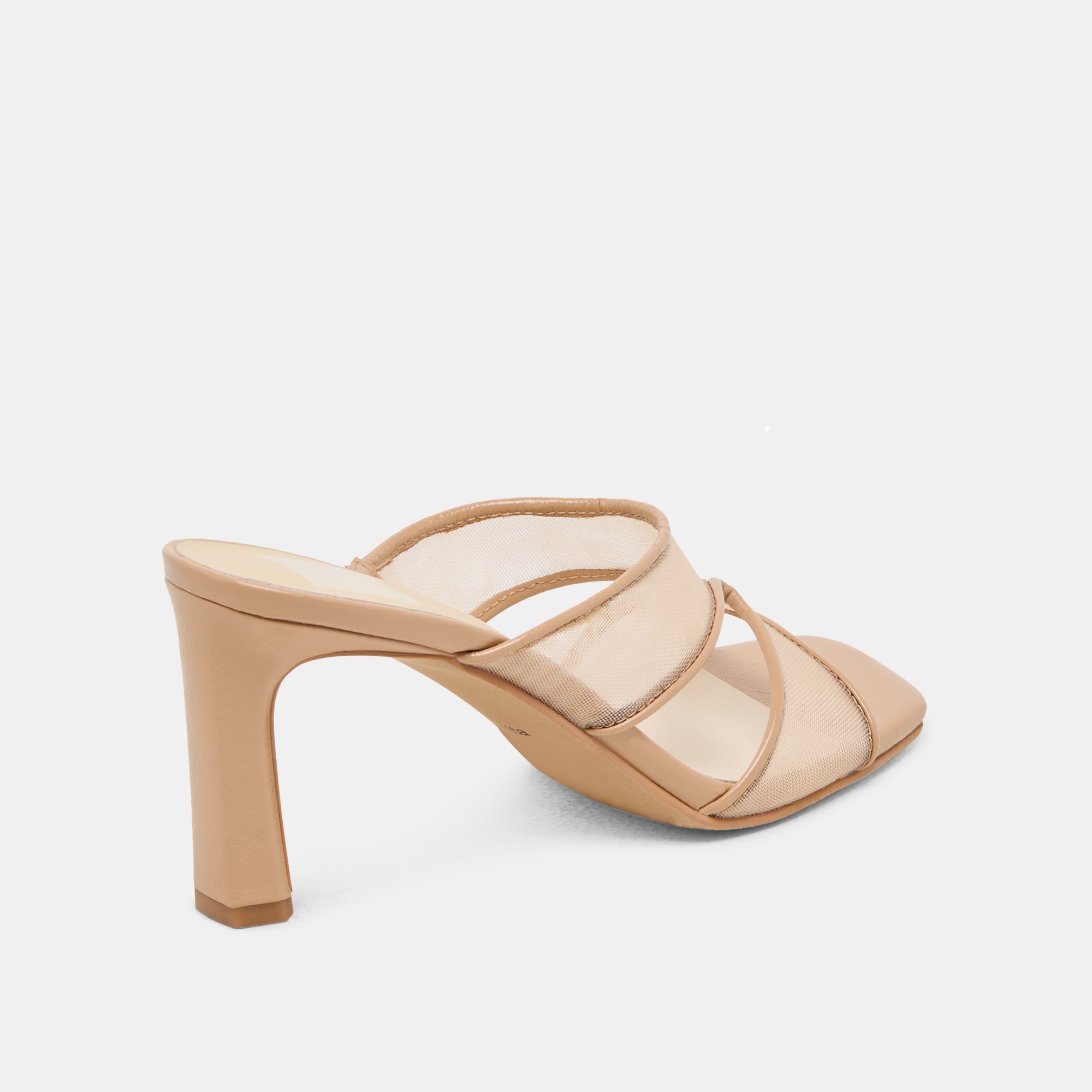 GITEL Women's Light Tan Mesh High Heels - Comfortable & Stylish Dress Shoes for Parties, Weddings & Office Wear