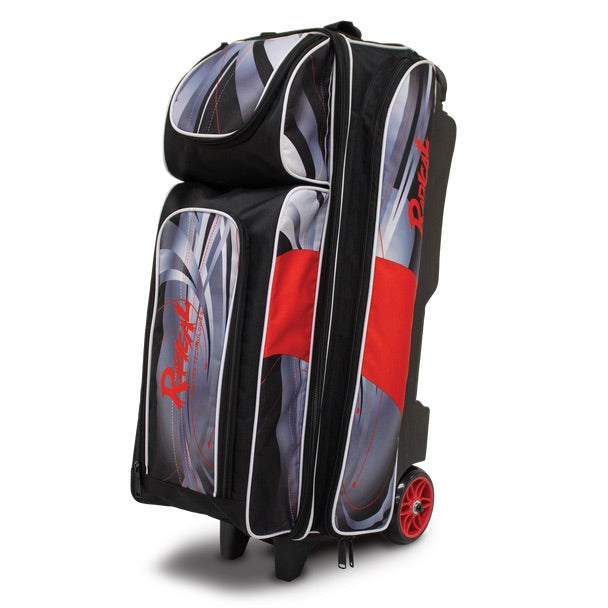 Premium Triple Roller Dye Sublimation Bowling Bag - Durable & Stylish Bowling Gear for League Play & Tournaments | Perfect for Travel & Storage