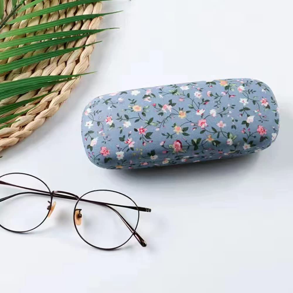 PERFECTSIGHT Hard Shell Eyeglasses Case - Durable Protective Glasses Storage for Kids, Women & Men - Cute Kawaii Design Eyewear Holder - Perfect for School, Travel & Everyday Use